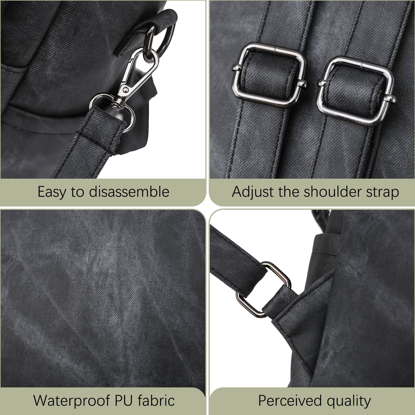 Women Anti-theft PU Leagther Backpack，Fashion Designer Travel Backpack for Men & Women, Pink