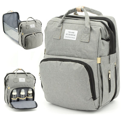 DERSTUEWE Diaper Bag Backpack,Multi-Functional Diaper Bag with Changing Station,USB Charging Port