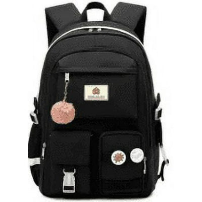 Derstuewe School Bag College Backpack, Large Bookbags for Teens Girls Women Students